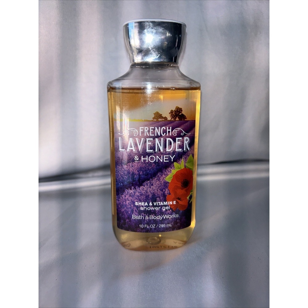 Bath & Body Works FRENCH LAVENDER & HONEY Shea & Vitamin E SHOWER GEL 10oz - New